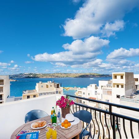 Seashells 2 Bedroom Apartment With Sunny Terrace With Stunning Sea Views - By Getawaysmalta Bahía de San Pablo Exterior foto