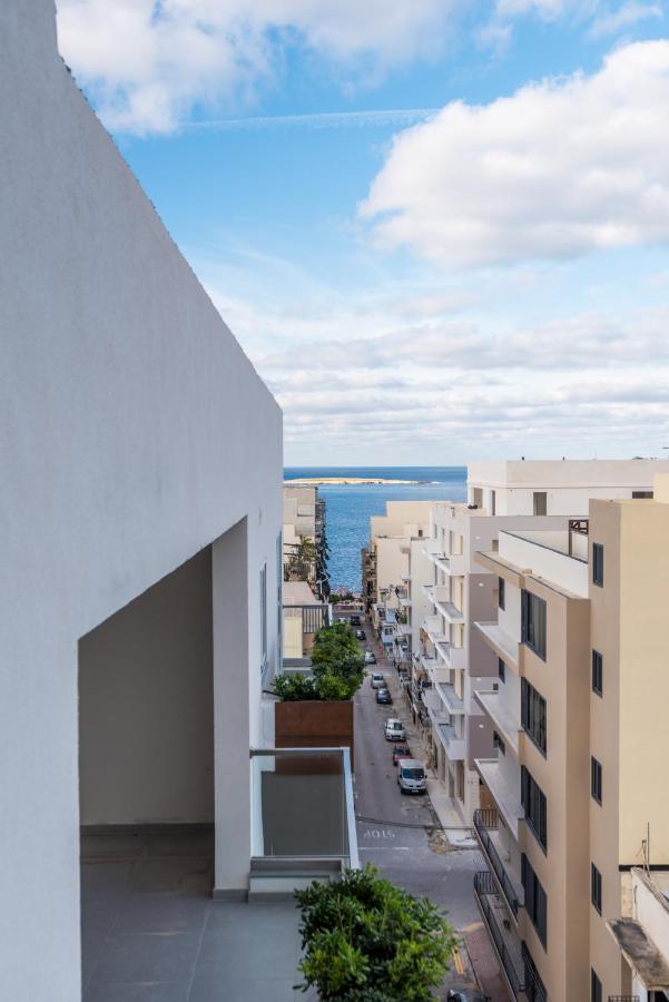 Seashells 2 Bedroom Apartment With Sunny Terrace With Stunning Sea Views - By Getawaysmalta Bahía de San Pablo Exterior foto