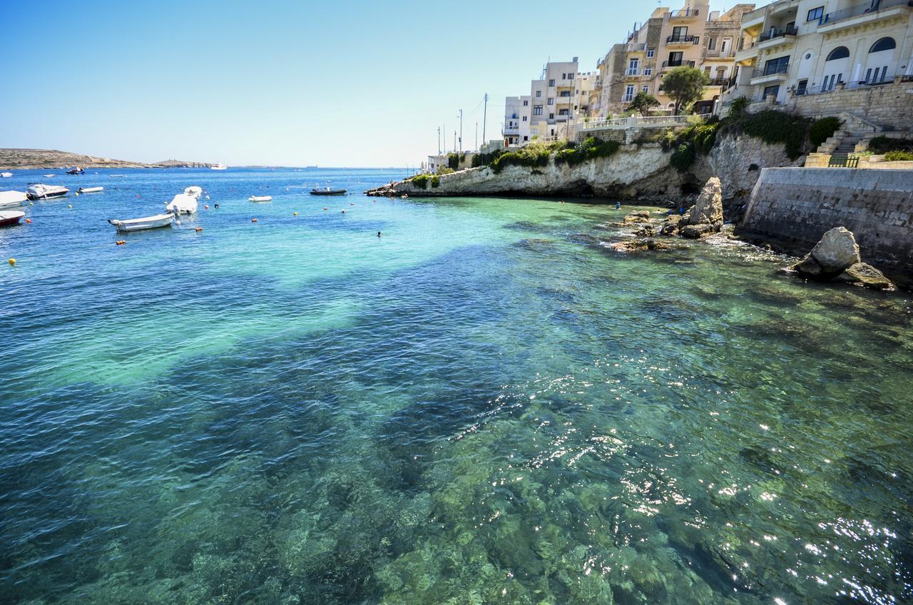 Seashells 2 Bedroom Apartment With Sunny Terrace With Stunning Sea Views - By Getawaysmalta Bahía de San Pablo Exterior foto