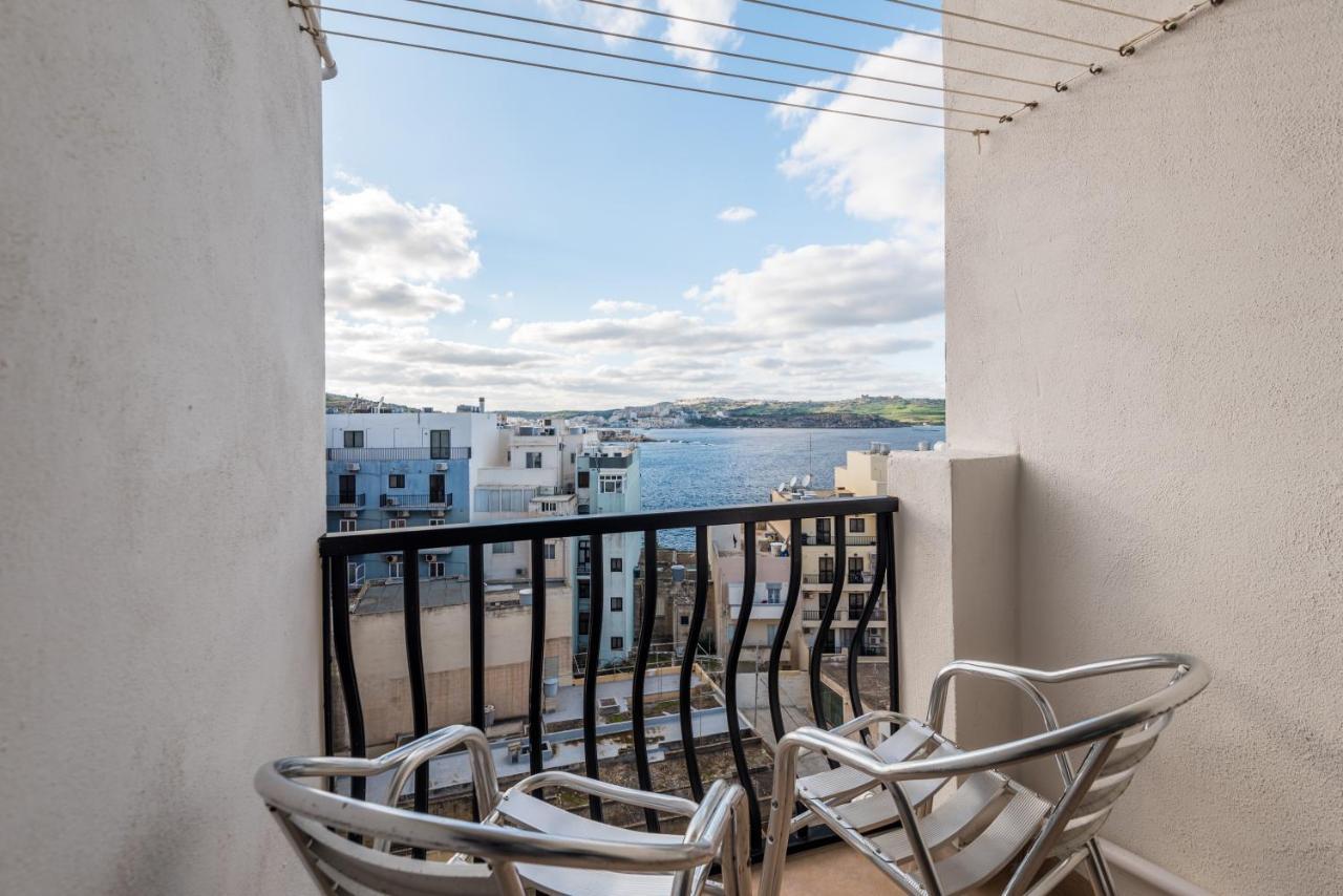 Seashells 2 Bedroom Apartment With Sunny Terrace With Stunning Sea Views - By Getawaysmalta Bahía de San Pablo Exterior foto